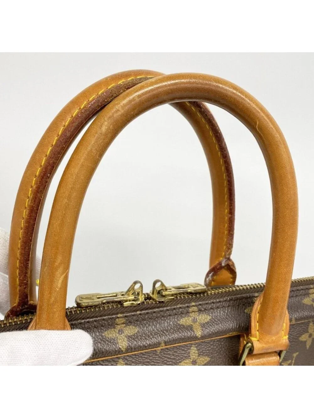 Louis Vuitton Business Bag Monogram Porte Documents Voyage Brown